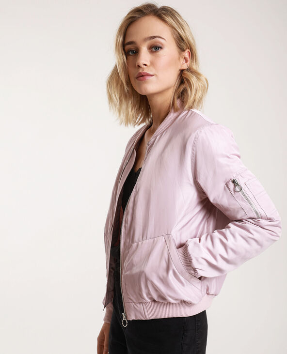 Bomber satiné lilas - Pimkie