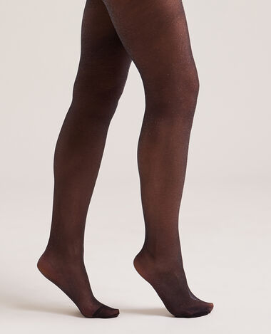 Collants métallisés noir - Pimkie