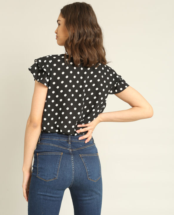 Blouse croisée noir - Pimkie