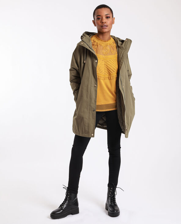 Parka à capuche vert kaki - Pimkie