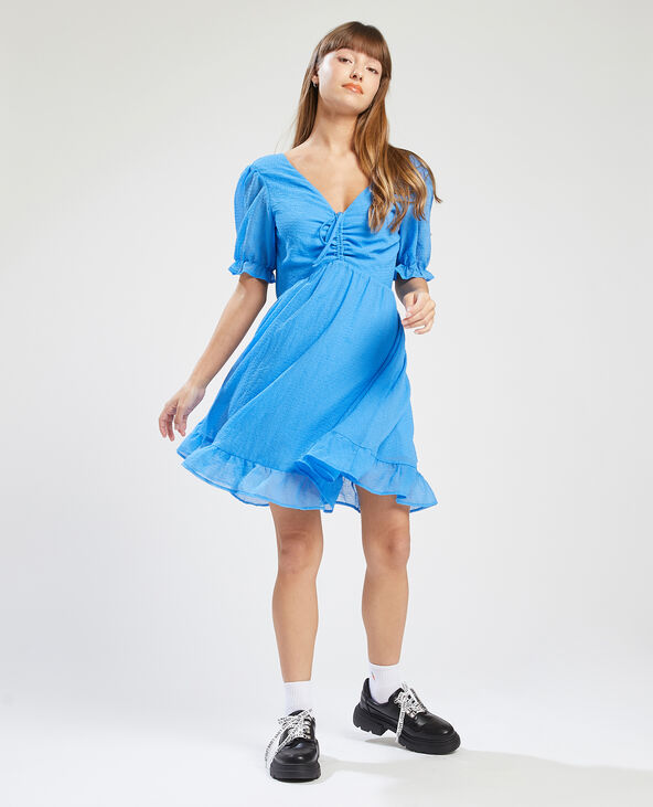 Robe fluide a volant clearance