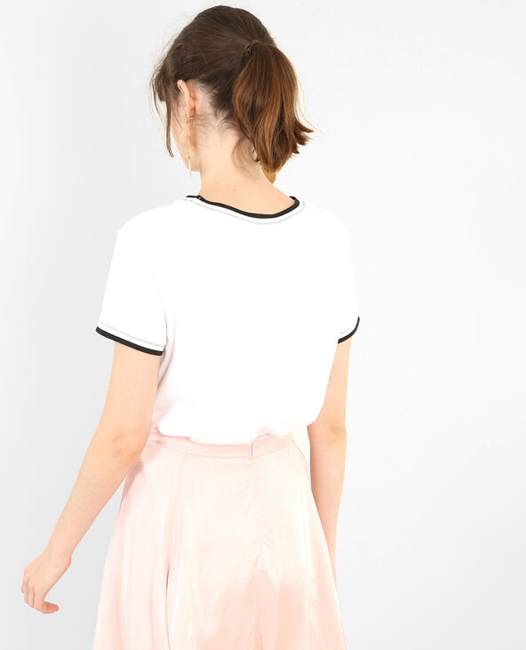 T-shirt coquillage blanc - Pimkie