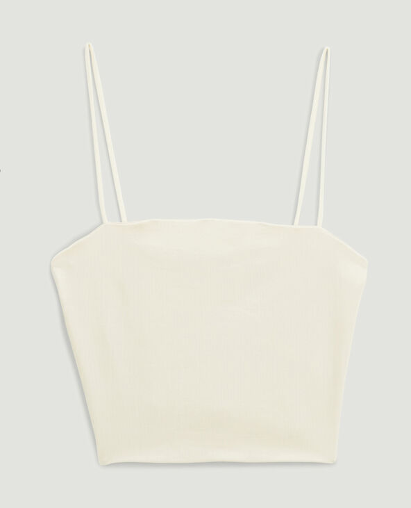Brassière fines bretelles beige - Pimkie