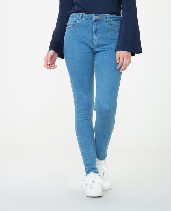 Jean skinny high waist bleu - Pimkie