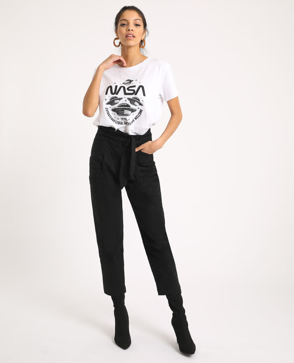 Pantalon carotte noir - Pimkie