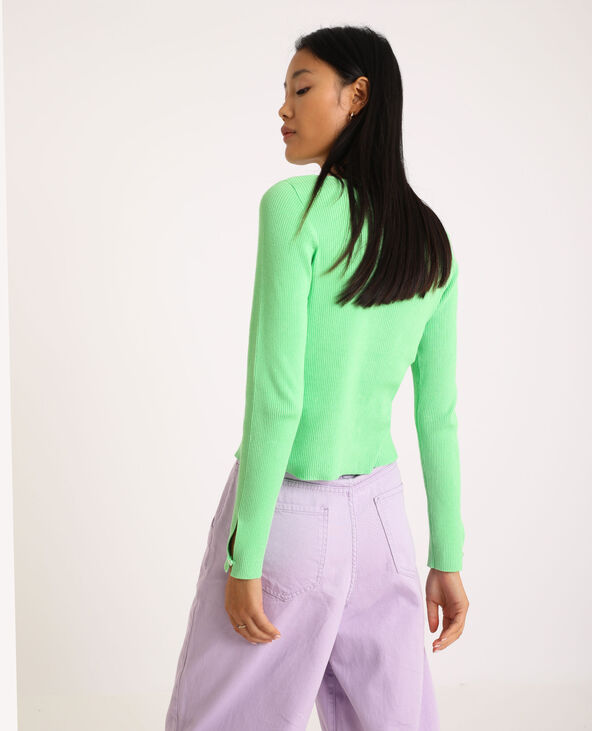 Gilet moulant vert - Pimkie