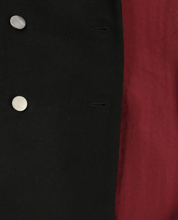Manteau long officier noir - Pimkie