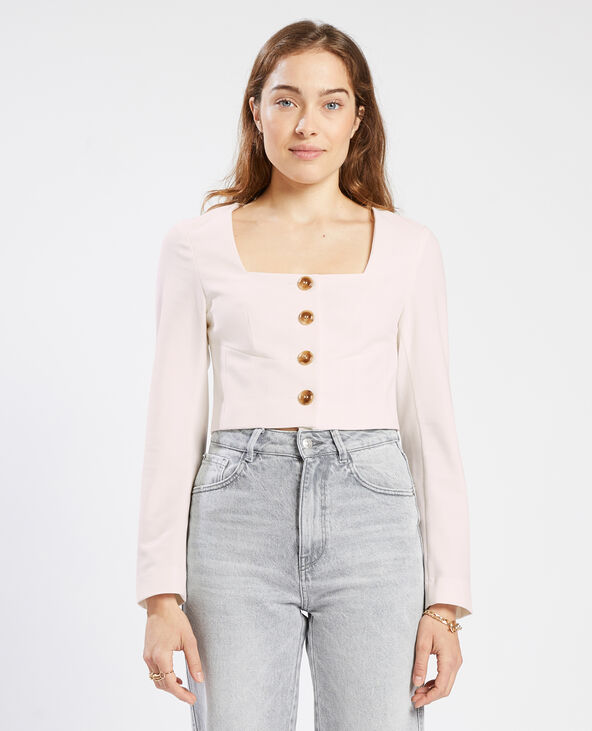 Veste courte blanc - Pimkie
