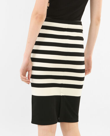 Jupe midi bodycon noir - Pimkie