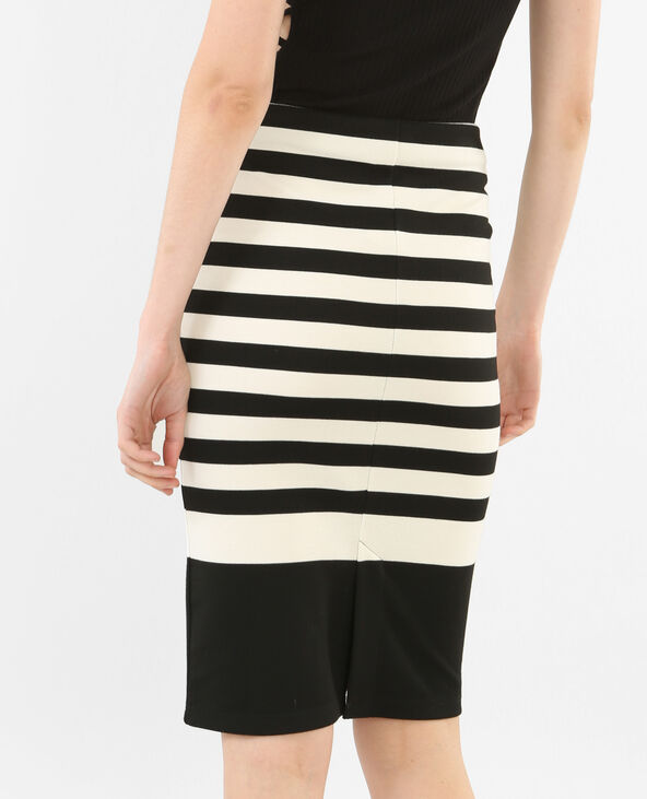 Jupe midi bodycon noir - Pimkie