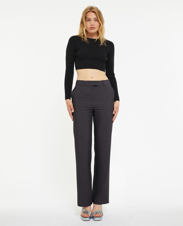 Pantalon de costume droit gris clair - Pimkie