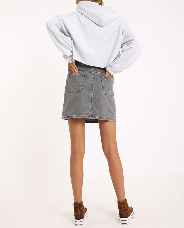 Jupe en jean blanc - Pimkie