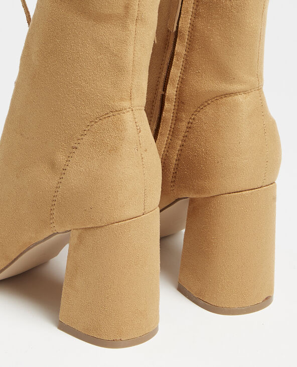 Bottines à talons marron - Pimkie