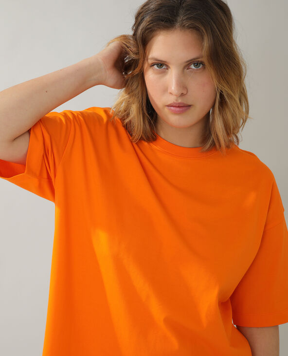 T-shirt basique oversize orange - Pimkie