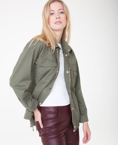 Veste army brodée vert de gris - Pimkie