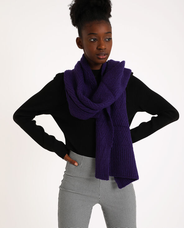 Echarpe longue violet - Pimkie