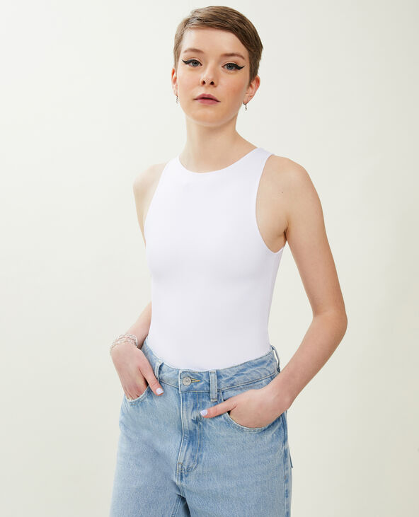 Body sans manches blanc - Pimkie