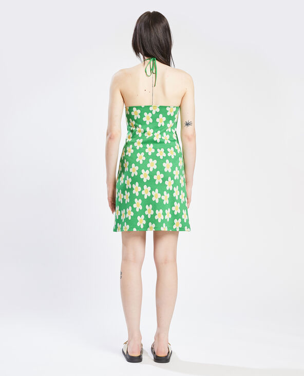 Robe dos nu en maille vert - Pimkie