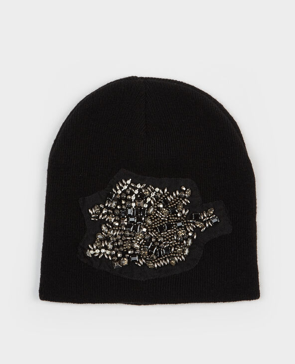 Bonnet bijou noir - Pimkie