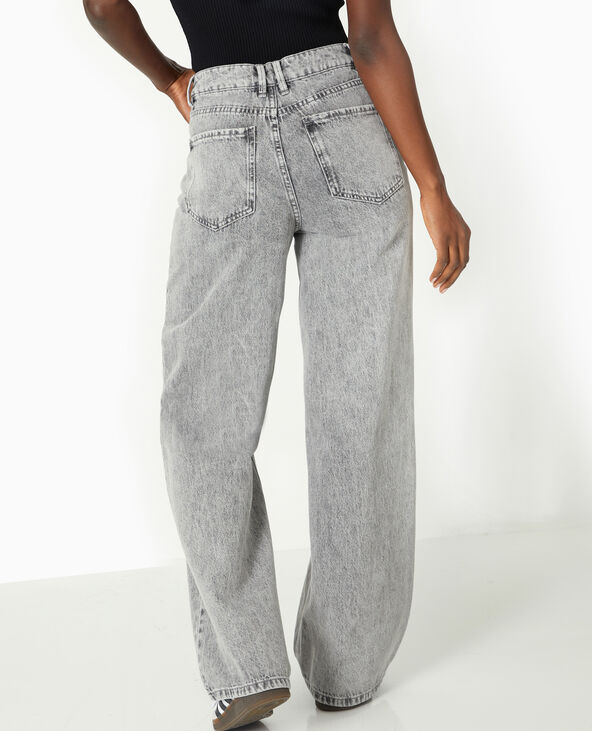 Jean wide loose gris clair - Pimkie