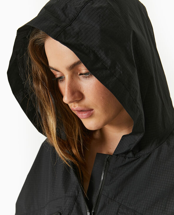 Blouson léger avec capuche noir - Pimkie