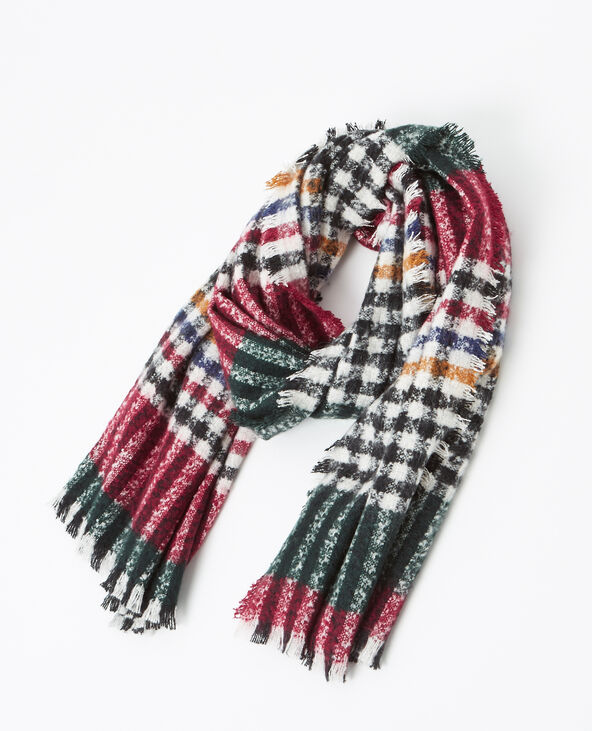 Echarpe plaid à carreaux blanc - Pimkie