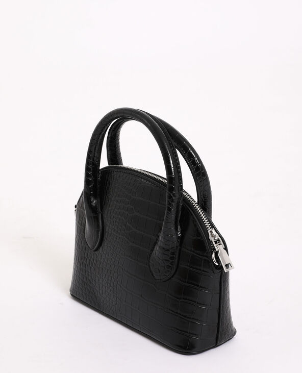 Sac demi-lune noir - Pimkie