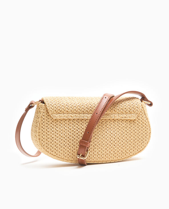 Sac boxy en raphia beige - Pimkie
