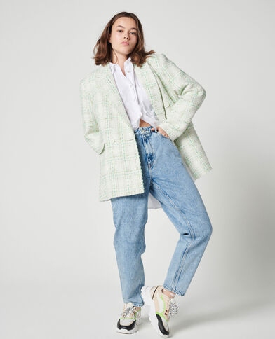 Jean mom taille haute bleu - Pimkie