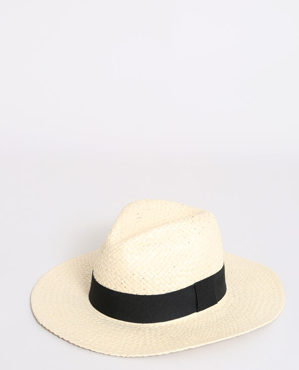 Fedora paille beige - Pimkie