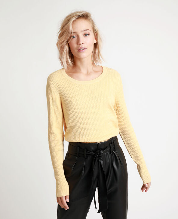 Pull fin jaune - Pimkie