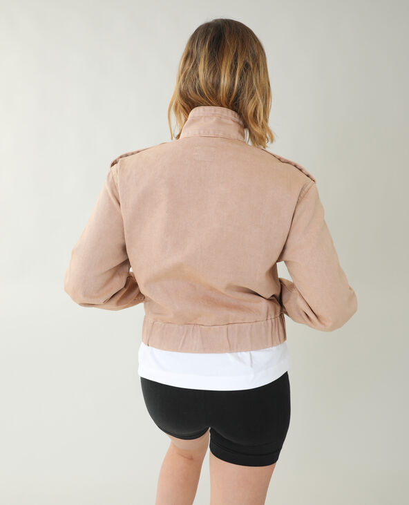 Veste en jean camel - Pimkie