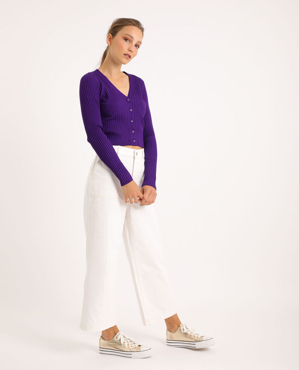 Gilet court violet - Pimkie