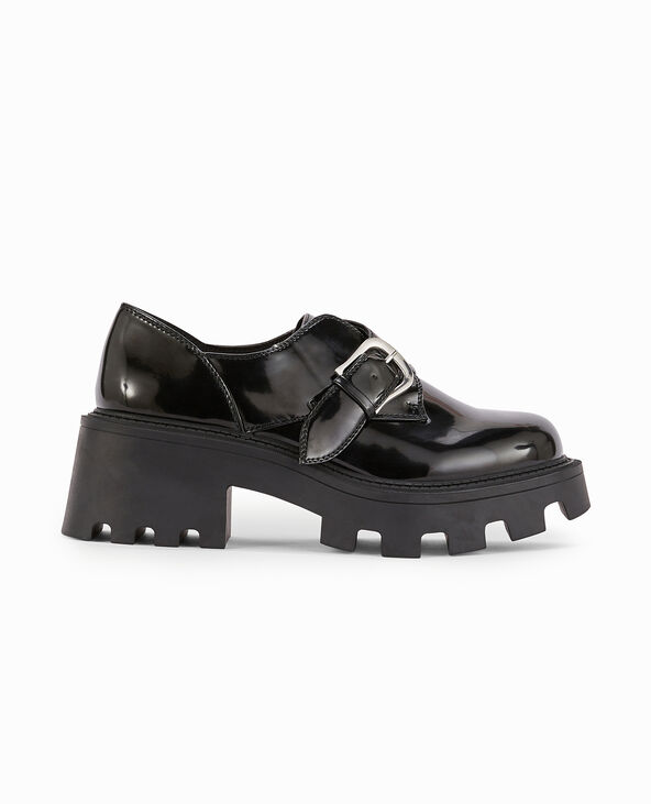 Derbies à boucle avec semelle crunchy noir - Pimkie