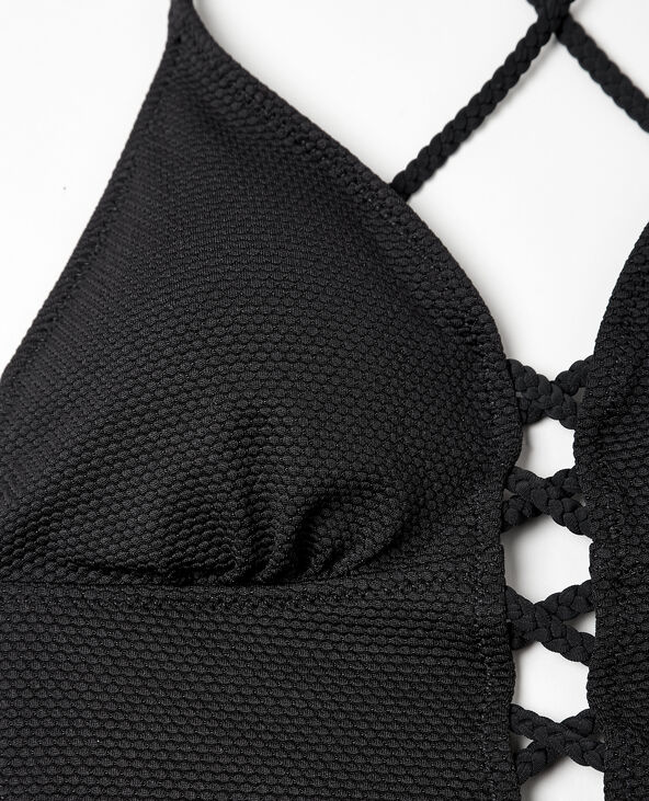 Maillot de bain une pièce noir - Pimkie