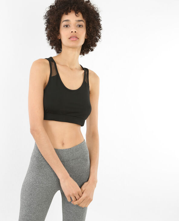 Brassière de sport noir - Pimkie