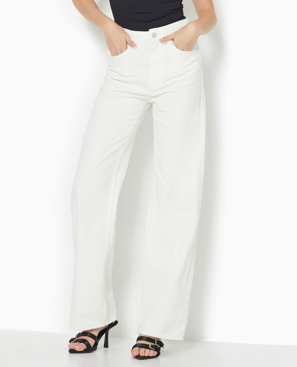 Jean wide extra long taille haute Pimkie