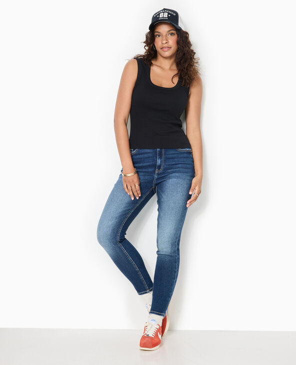Jean skinny taille haute bleu marine - Pimkie