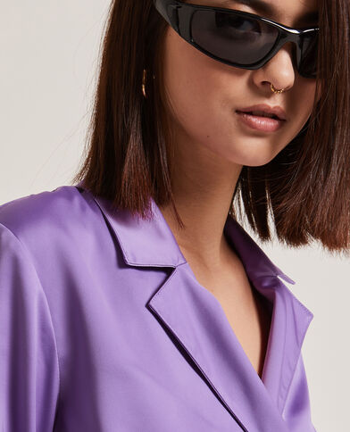 Chemise cache-coeur violet - Pimkie