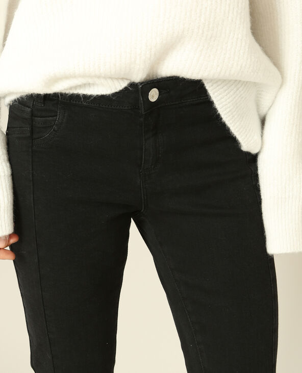 Pantalon skinny à franges noir - Pimkie