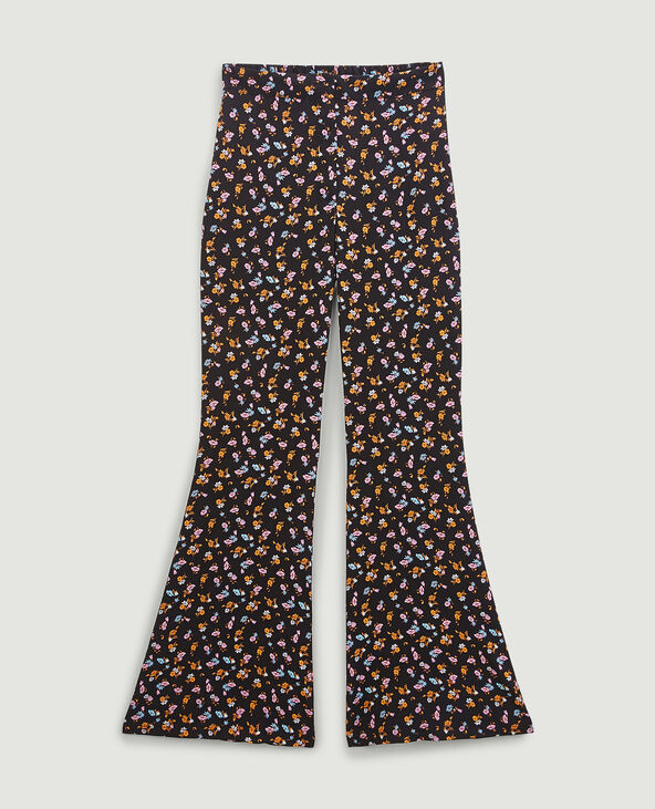 Pantalon flare noir - Pimkie