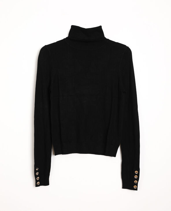 Pull à col roulé noir - Pimkie