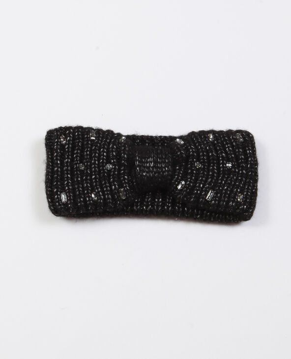 Headband à strass noir - Pimkie