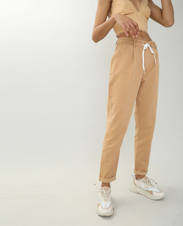 Pantalon chino camel - Pimkie