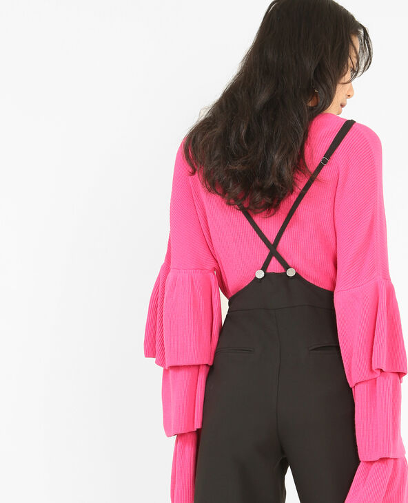 Pull à manches pagode rose fuchsia - Pimkie
