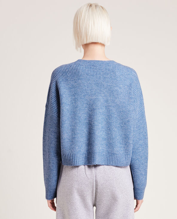 Gilet côtelé bleu - Pimkie