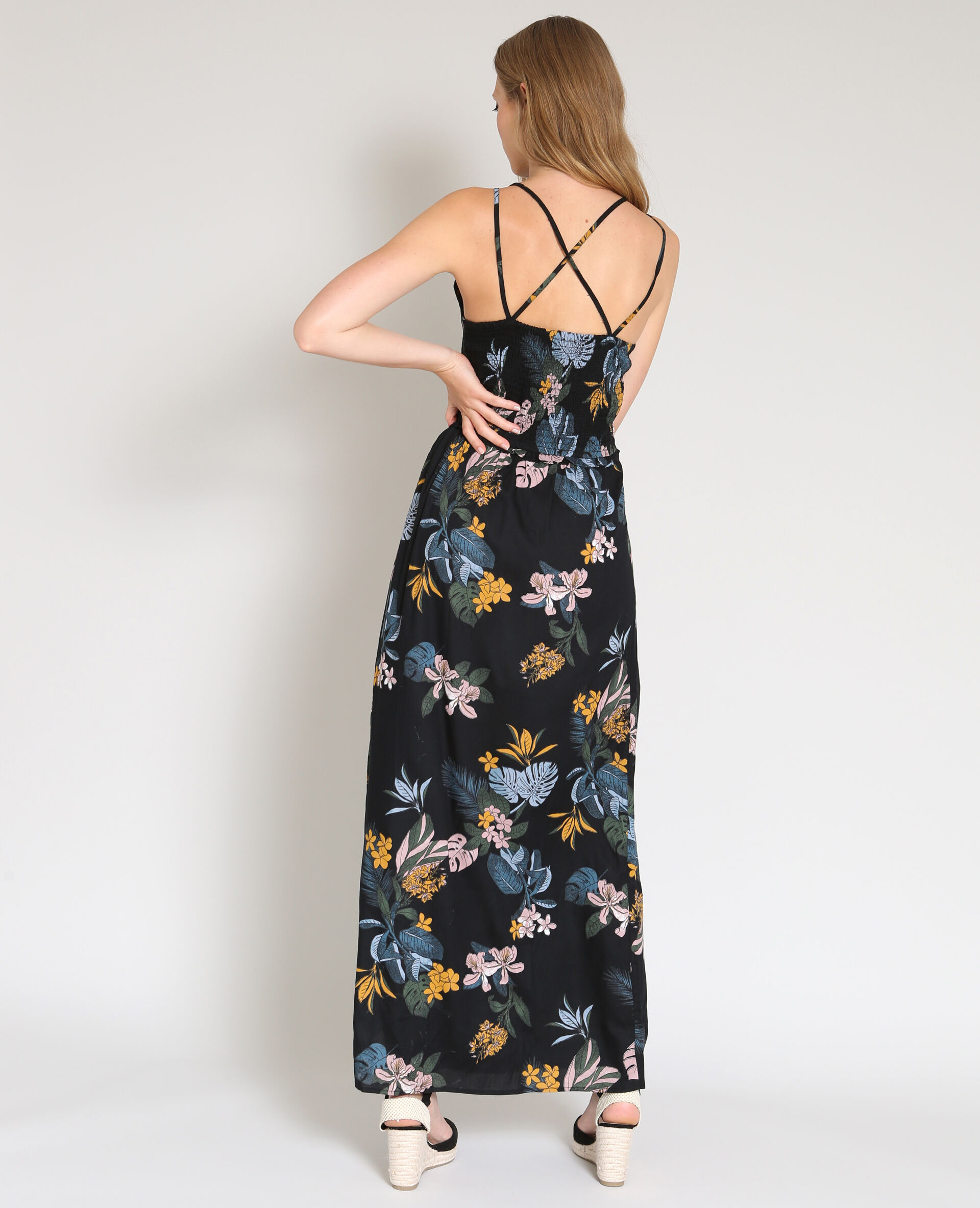 robe fleurie fine bretelle