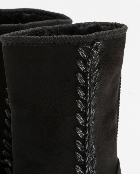 Bottes fourrées noir - Pimkie