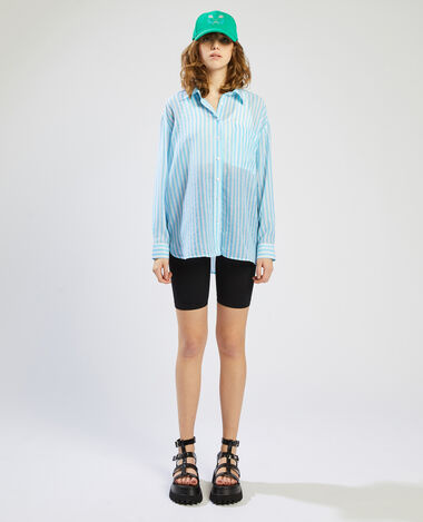 Chemise fluide rayée bleu - Pimkie