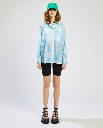 Chemise fluide rayée bleu - Pimkie